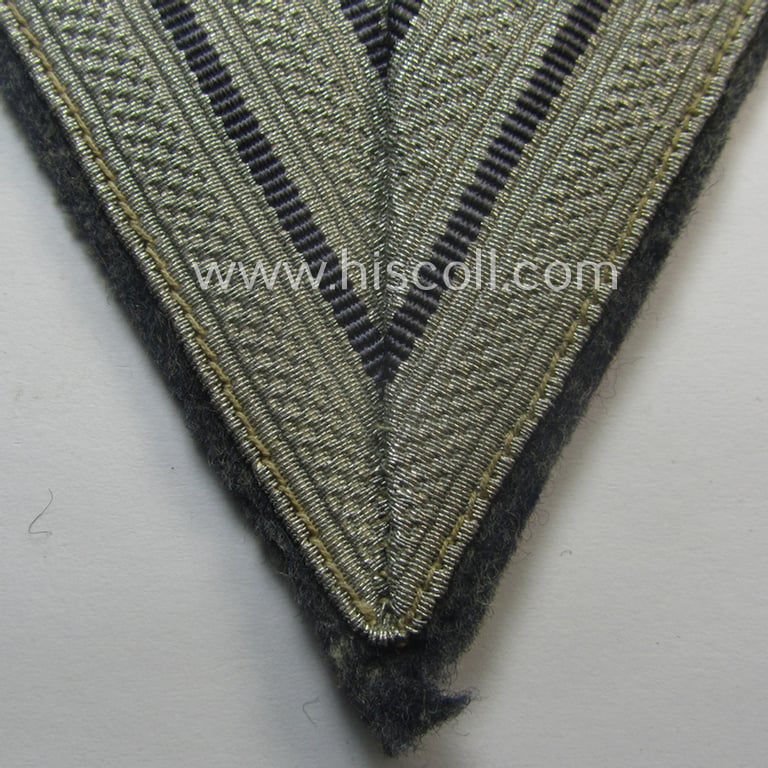 Unusually-styled - and I deem early- ie. pre-war-period - WH (Luftwaffe) 'Armwinkel' (or: arm-chevron): 'Hauptgefreiter'