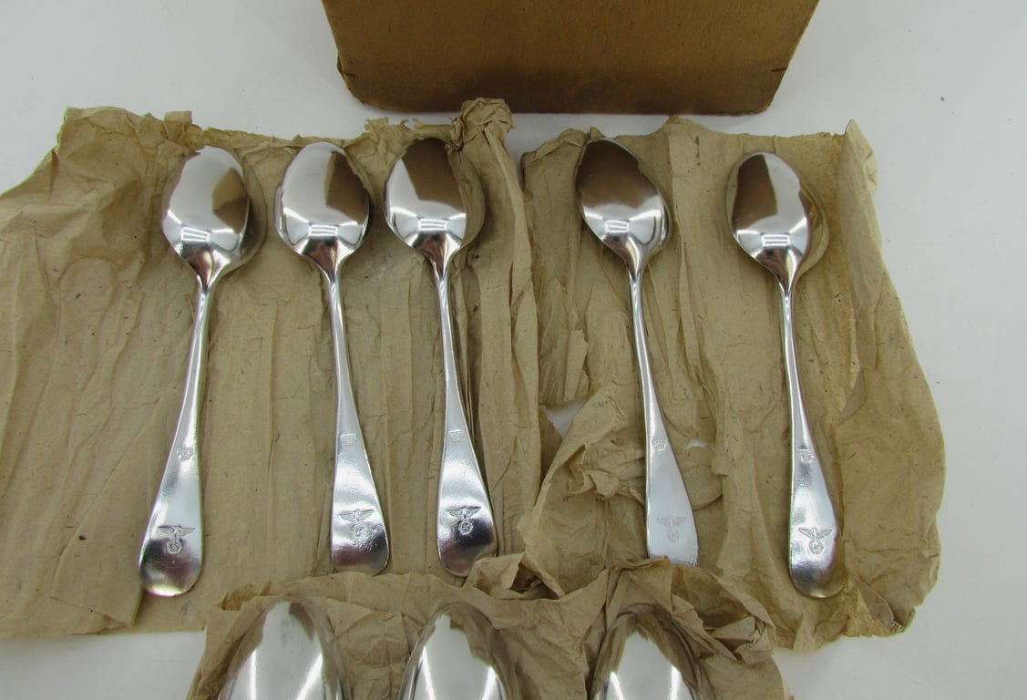 Wehrmacht Heer C&C.W.42 Spoons – Unissued Lot in Period Packaging