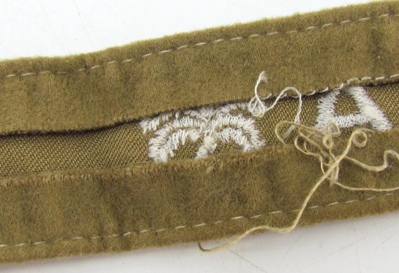 Wehrmacht (camel hair)'Afrika' Cufftitle