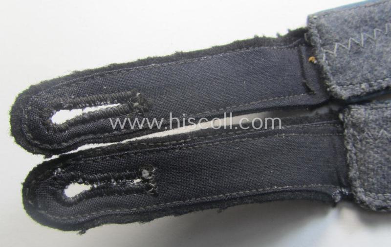 Pair of WH (Luftwaffe ie. Hitlerjugend-) related, so-called: 'Flakhelfer'-shoulderstraps as was intended for usage by a: 'Flakhelfer' (ie. later-war-period, youthful, anti-aircraft staff-member)