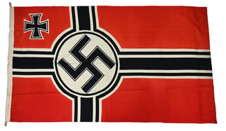 German KM Reichskriegsfahne 100x170cm (SS Barracks Heilbronn)