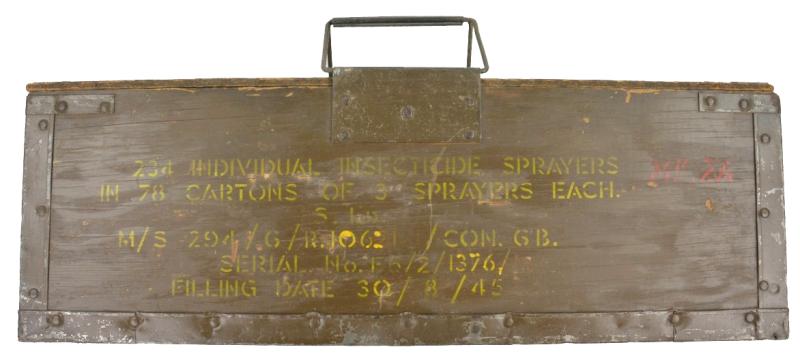 British WW2 insecticide Sprayers Box