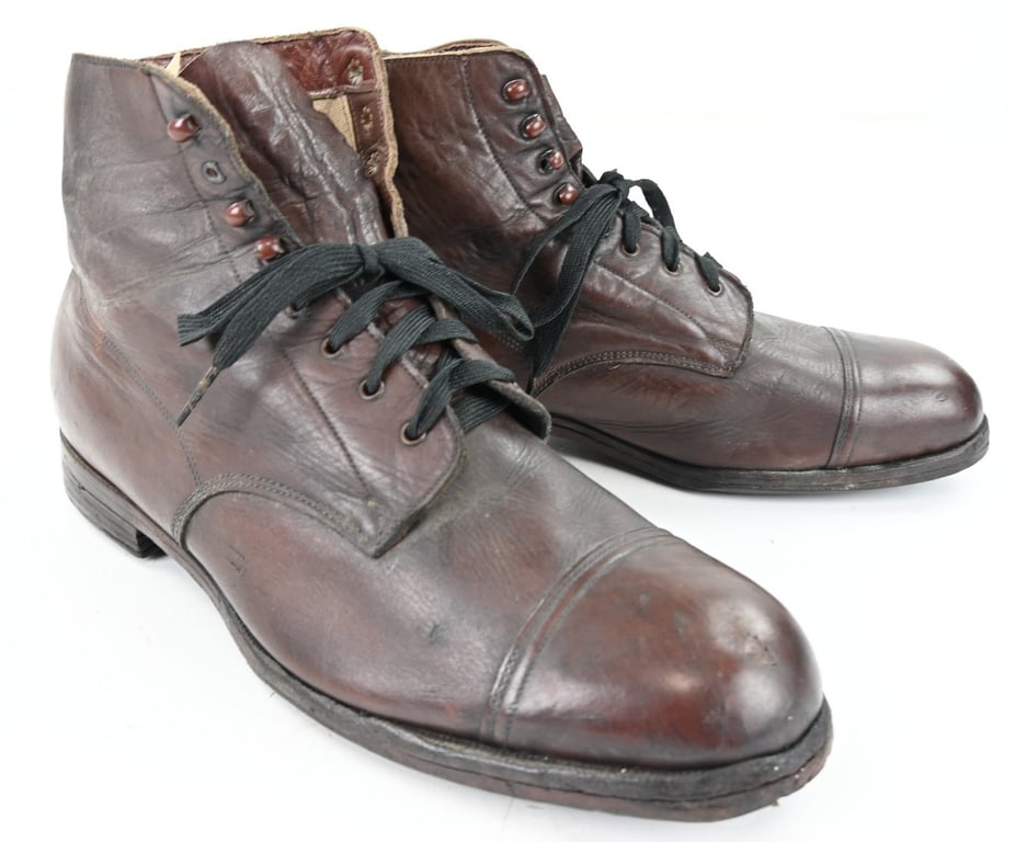 Dutch Pre WW2 EM/Officer Low Boots