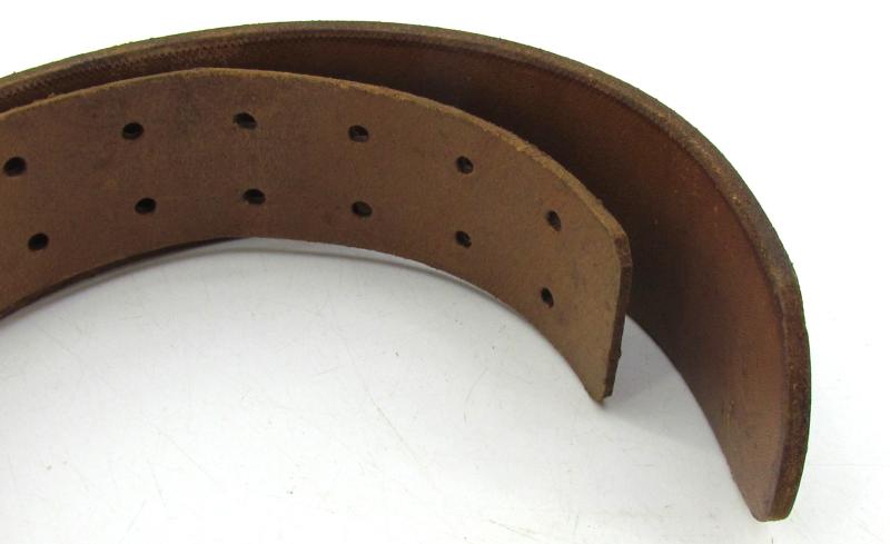 Leather equipment belt with rare catch ( Police )