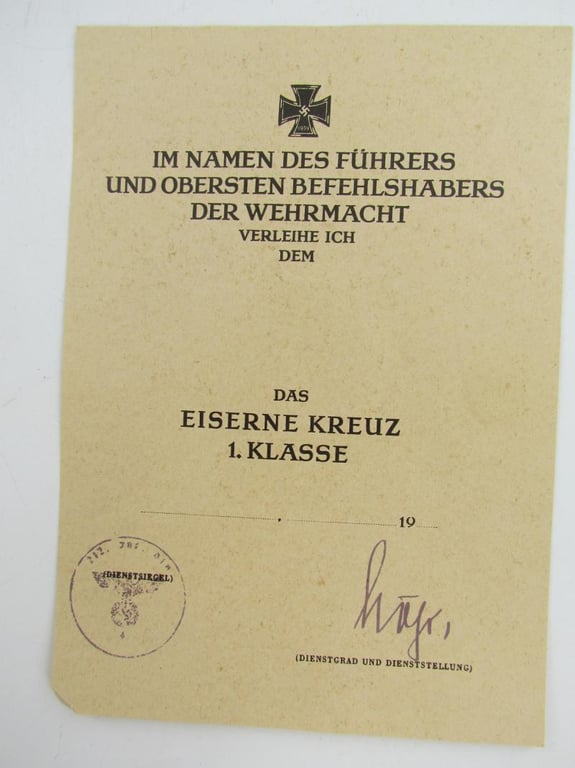 EK1 + EK2 + VWA Award Document Grouping