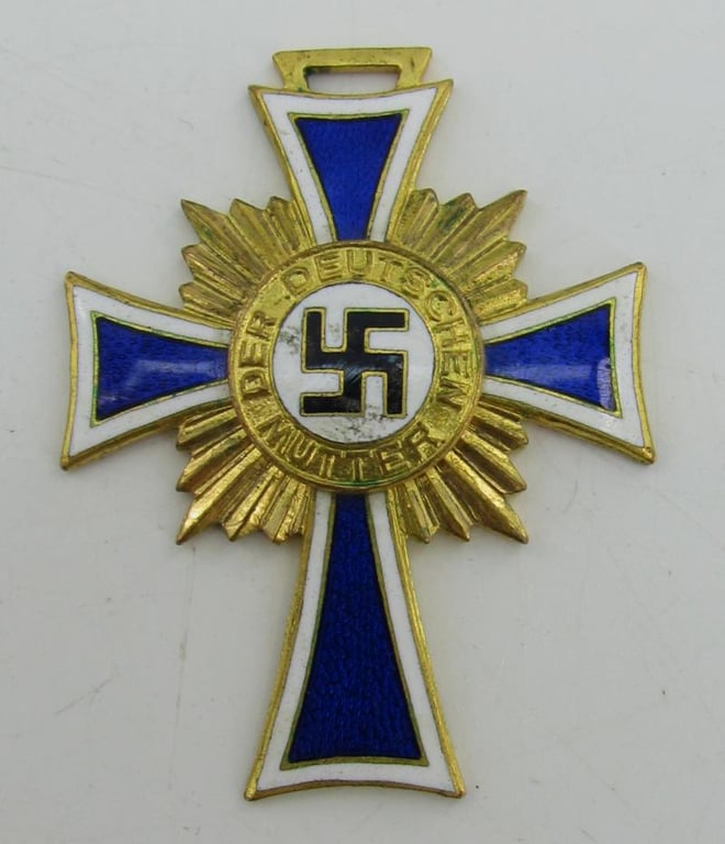 German Mothers Cross in Gold