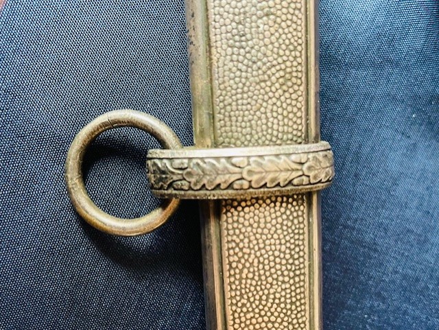 RARE GERMAN WWII ARMY OFFICERS DAGGER WITH SILVER WIRE KNOT BY PUMA SOLINGEN ADDITIONAL PHOTOS