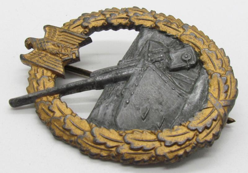 Kriegsmarine coastal artillery war badge by Steinhauer & Lück