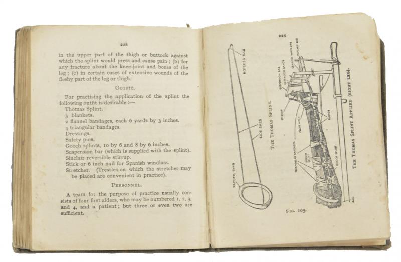 US WW1 St John Ambulance Book