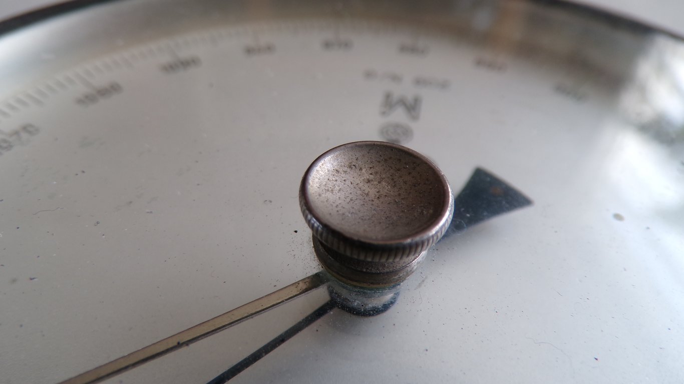 Kriegsmarine Bulkhead Aneroid Barometer by Lufft