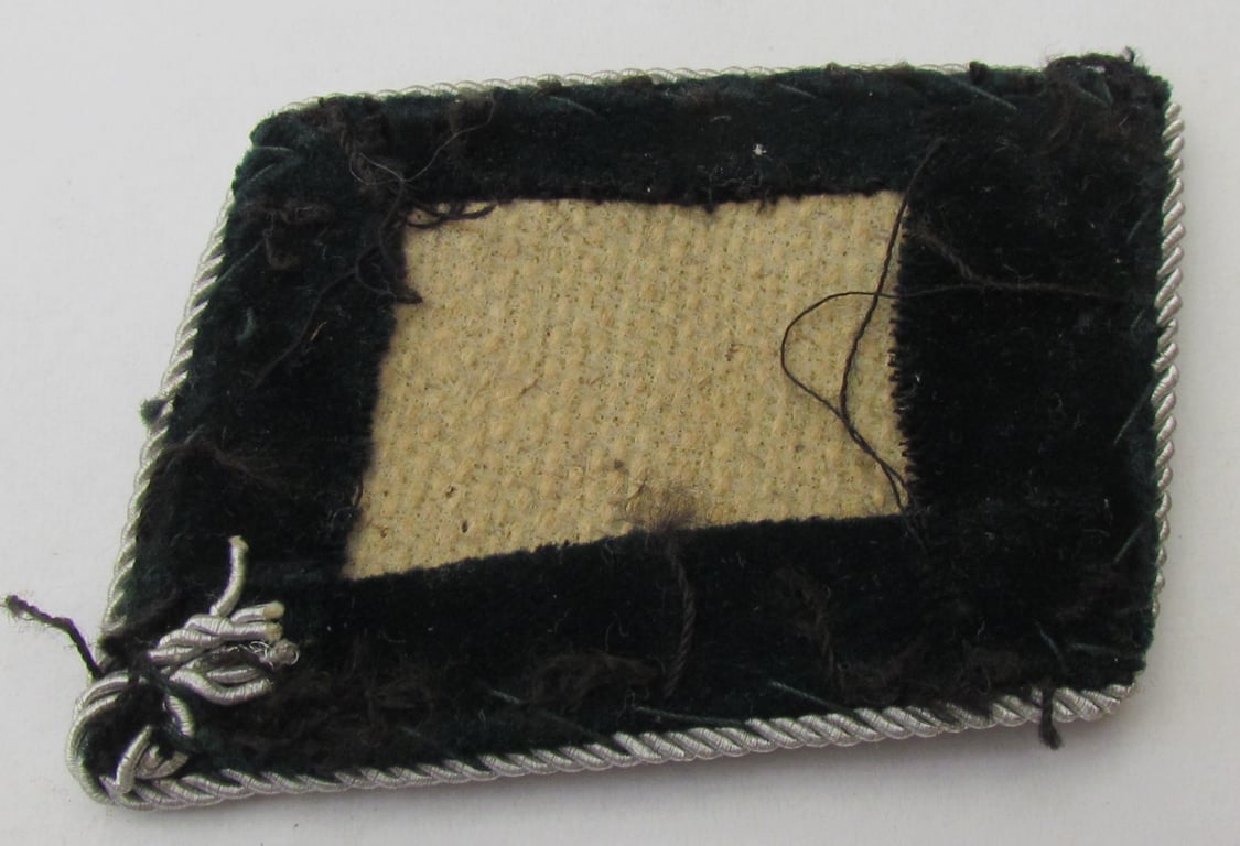 Rare Heer / Luftwaffe Forestry Service Forstamtmann / Forstmeister Collar Tabs – Black Velvet