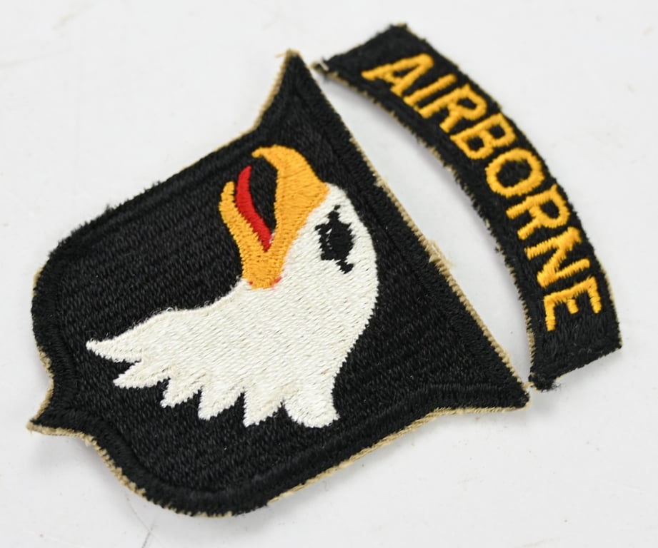 US WW2 101st Airborne Division SSI - Type 2