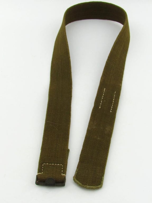 Wehrmacht ‘Afrikakorps’ tropical webbing belt with canvas tongue