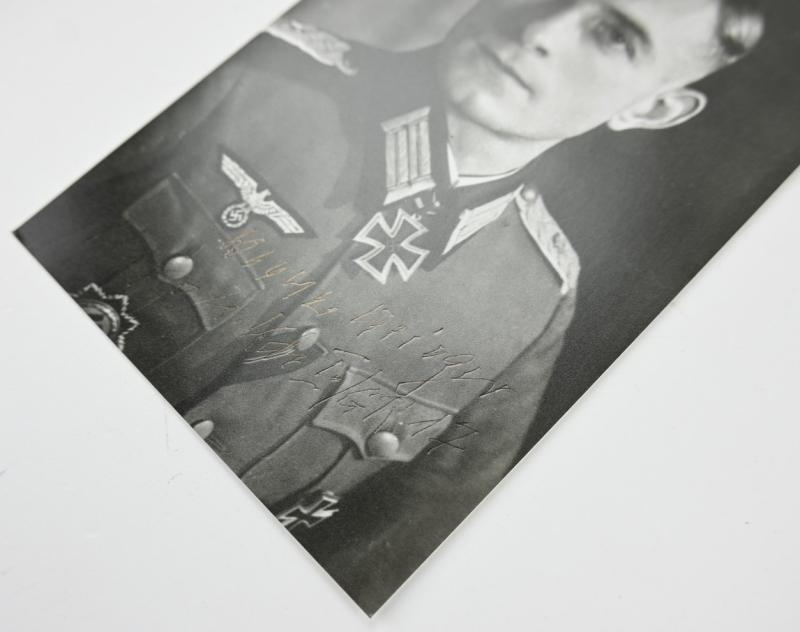 Signature of Wehrmacht Heer KC Recipient 'Werner Krieger'