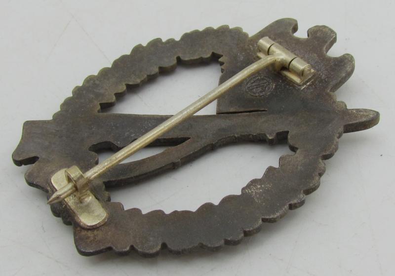 Infantry Assault Badge ( Sturmabzeichen ) in Silver –Fritz Zimmermann Stuttgart