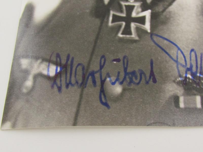 Autograph Major Oskar-Hubert Dennhardt
