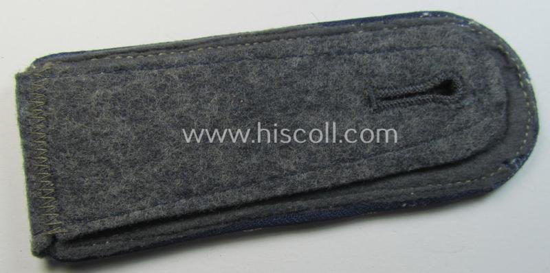 Neat - albeit regrettably single and hardly used! - WH (Luftwaffe) NCO-type shoulderstrap as was intended for usage by an: 'Unteroffizier einer Sanitäts-Abteilungs'