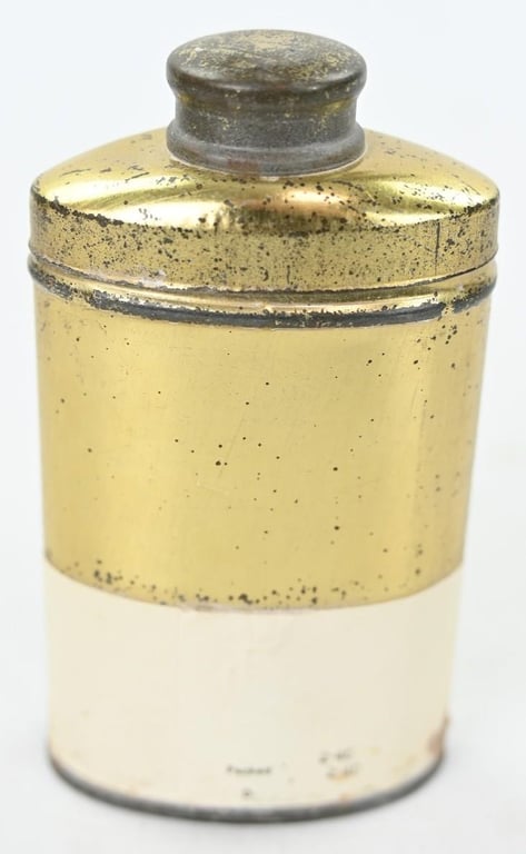 British WW2 Foot Powder Tin Can