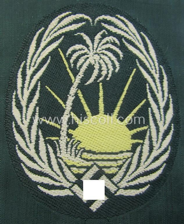 Stunning, WH (Heeres) 'Ärmelabzeichen für Angehörige des Sonderverbandes 287 o. 288' being a 'virtually mint- ie. unissued' example as was executed in so-called: 'BeVo'-weave pattern