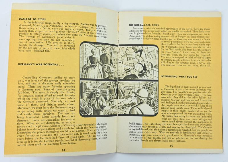 US WW2 Occupation Information Booklet