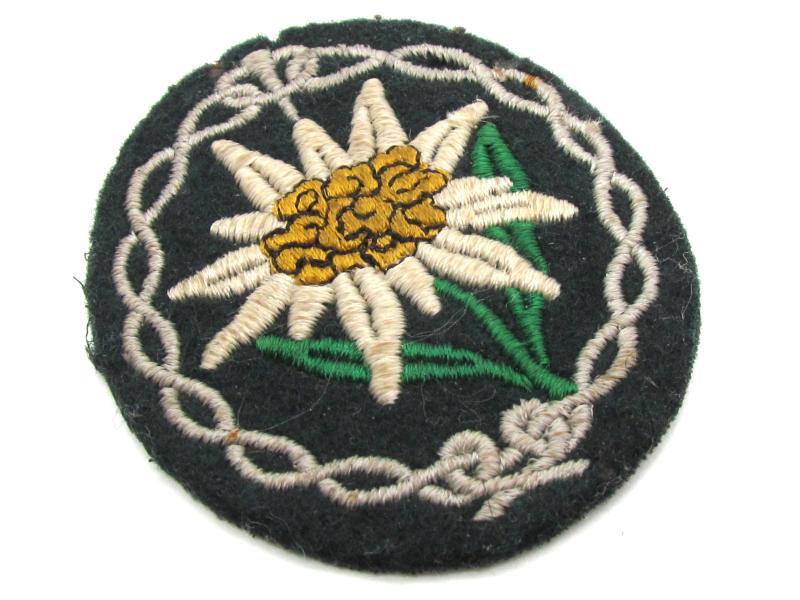 Wehrmacht Gebirgsjäger Edelweiss sleeve badge