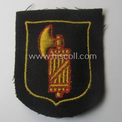 Waffen-SS 'volunteer'-arm-shield as was intended for usage by...