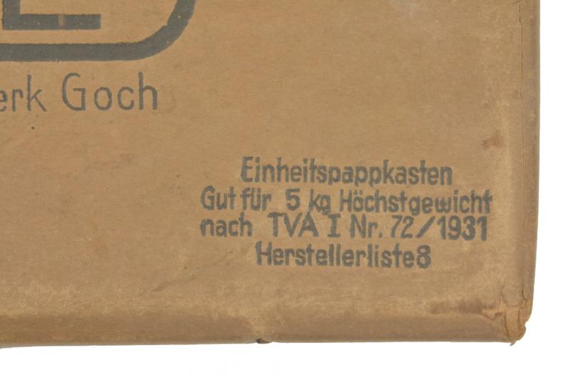 German WH Issue Butter Package