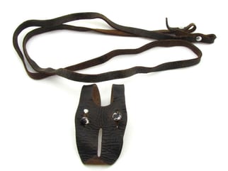 Wehrmacht binoculars Leather Straps & Anti-Movement Flap