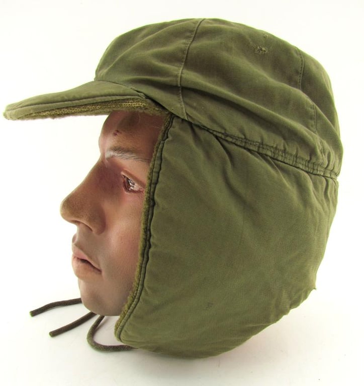 US WWII Original Winter Pile Cap