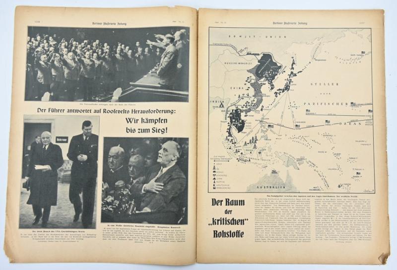 German Berliner Illustrierte Zeitung Newspaper December 1941