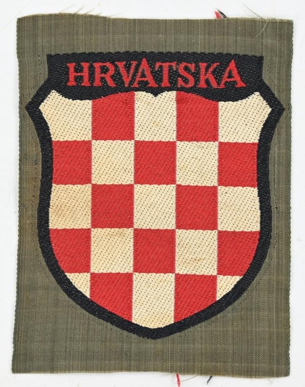 German WH 'Kroatian' Volunteer Sleeve Shield