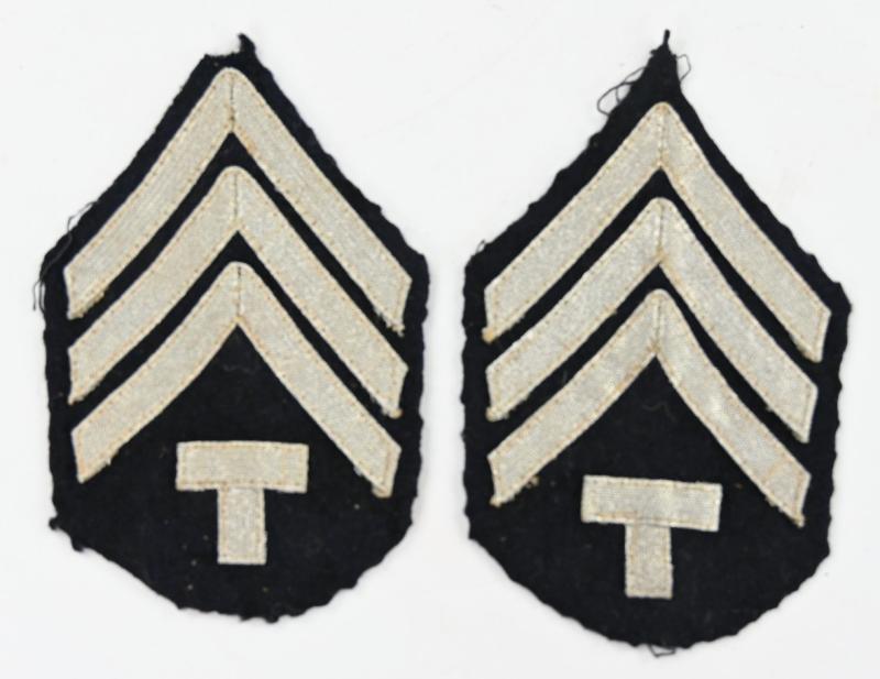 US WW2 NCO Rank Chevron Set