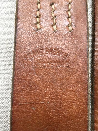 WH (Heer) Leather Y-Straps -1942-