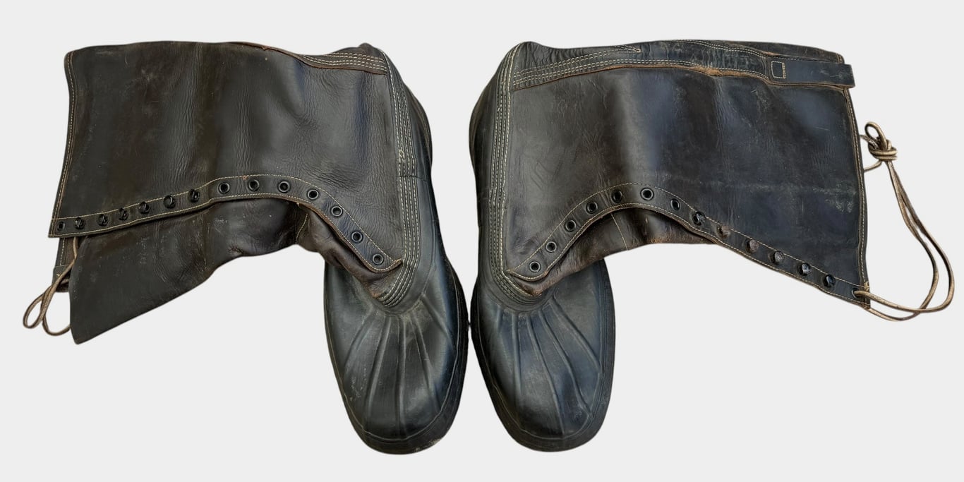 U.S. WWII Rubber & Leather Winter “Shoe Pac” Boots