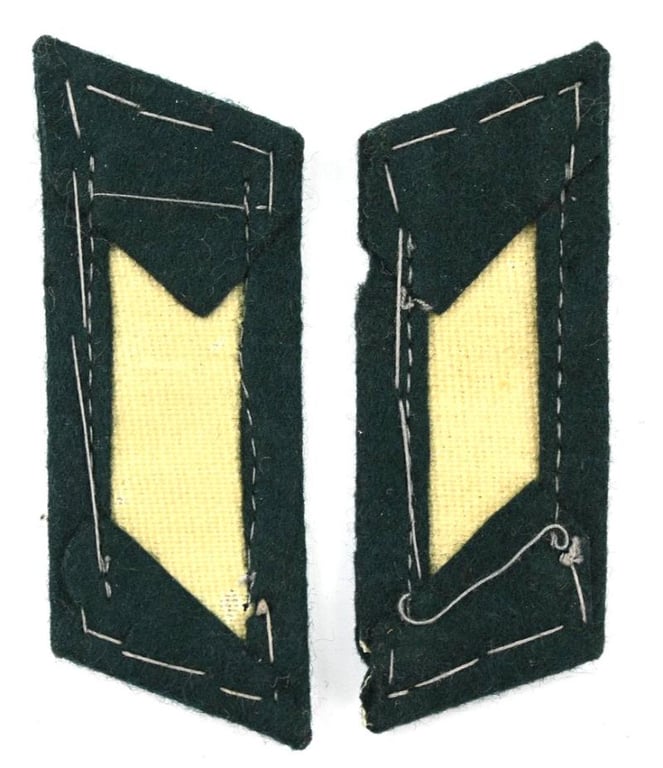 German WH EM Artillery Collar Tabs