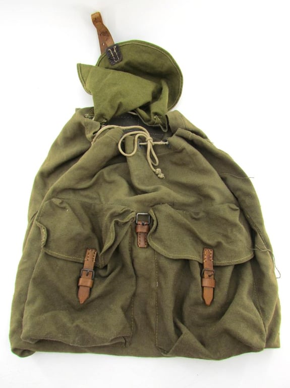 Late War Wehrmacht Backpack  (Rucksack) with Webbing Straps