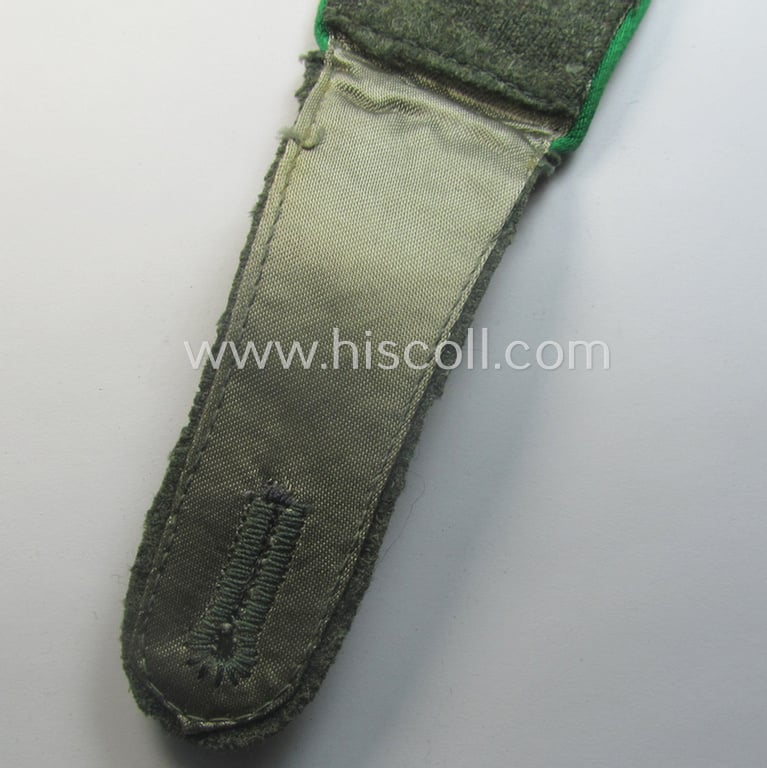 Single, 'M41- o. M43'-pattern WH (Heeres) EM-type shoulderstrap: 'Soldat der Jäger- o. Gebirgsjäger-Trpn.'