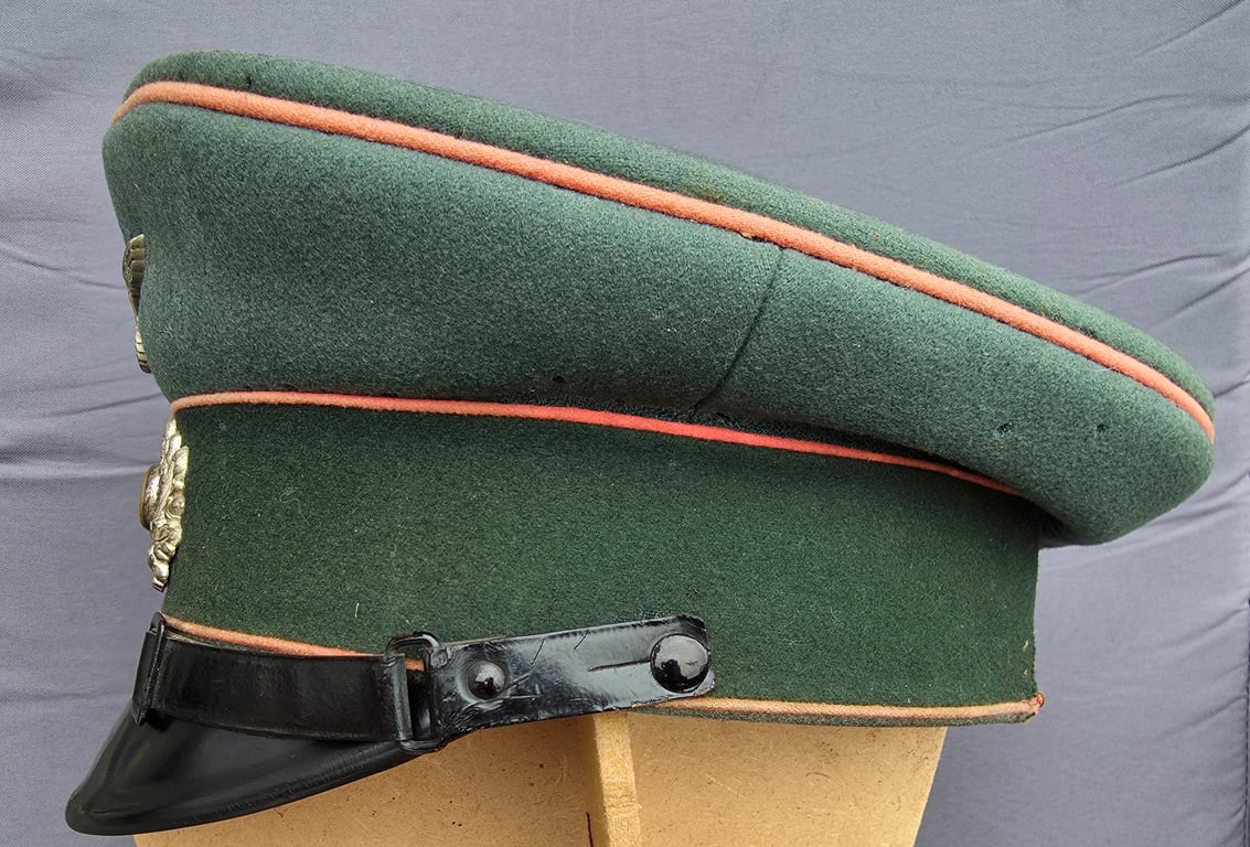 German Wehrmacht NCO Panzer Schirmmütze cap,