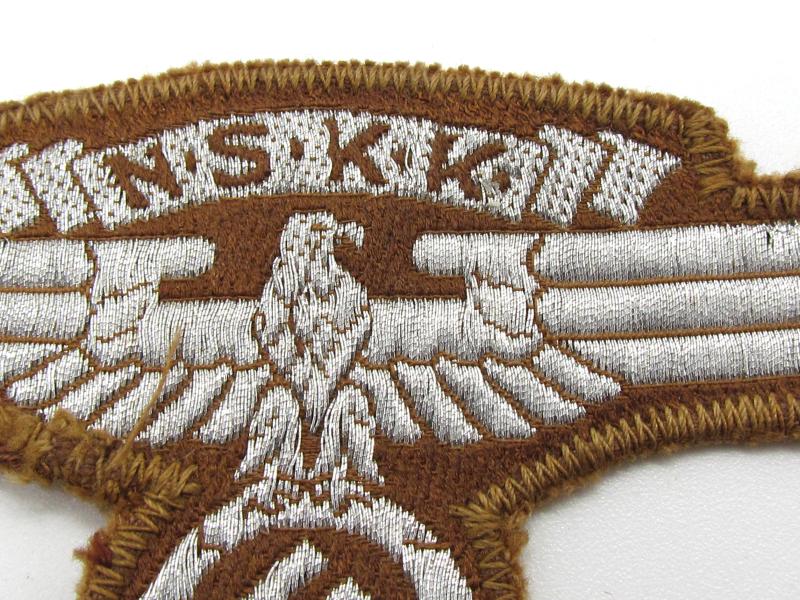 NSKK ( 'National Socialistisches Kraftfahr Korps'  ) Sleeve Eagle with RZM Label