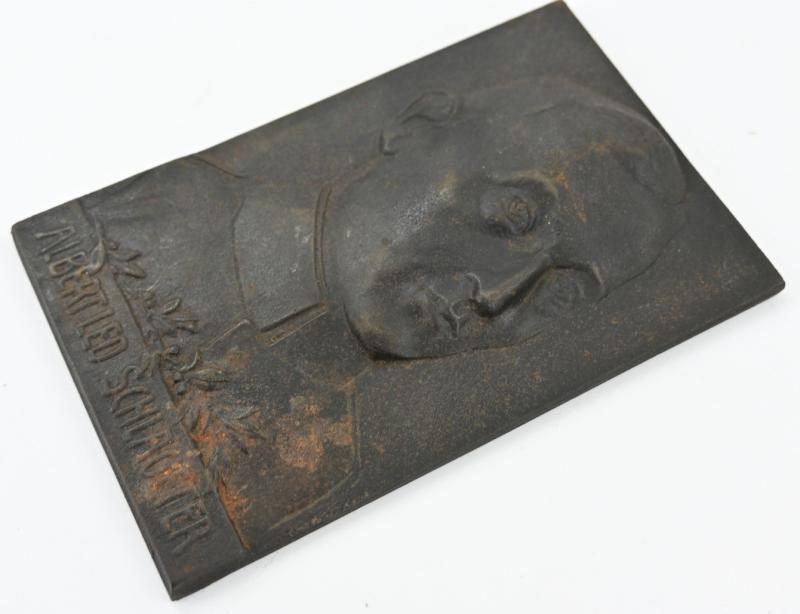 German Wall Plaque 'Albert Leo Schlageter'