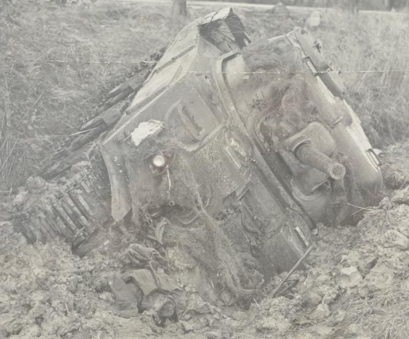 US Press Photo Market Garden Sherman Tank
