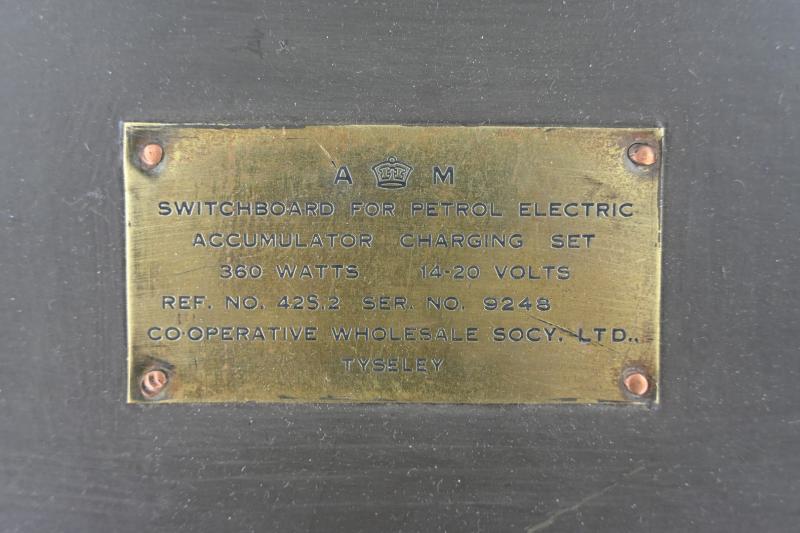 British AM Switchboard Charging Set