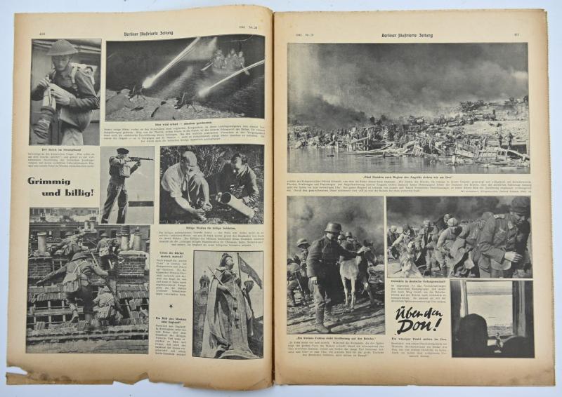 German Berliner Illustrierte Zeitung Newspaper 1942
