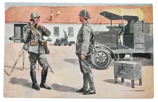 Dutch pre-WW2 Postcard