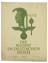 German Third Reich Magazine 'die Kunst im Deutschen...