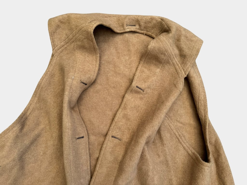 U.S. WWII Army Long Wool Overcoat Liner Vest