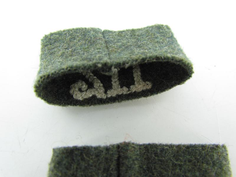 WH (Heer) Slip-ons for the 'Infanterie-Regiment 112'