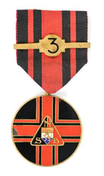 Dutch NSB Marsch Medal with Recurrence number