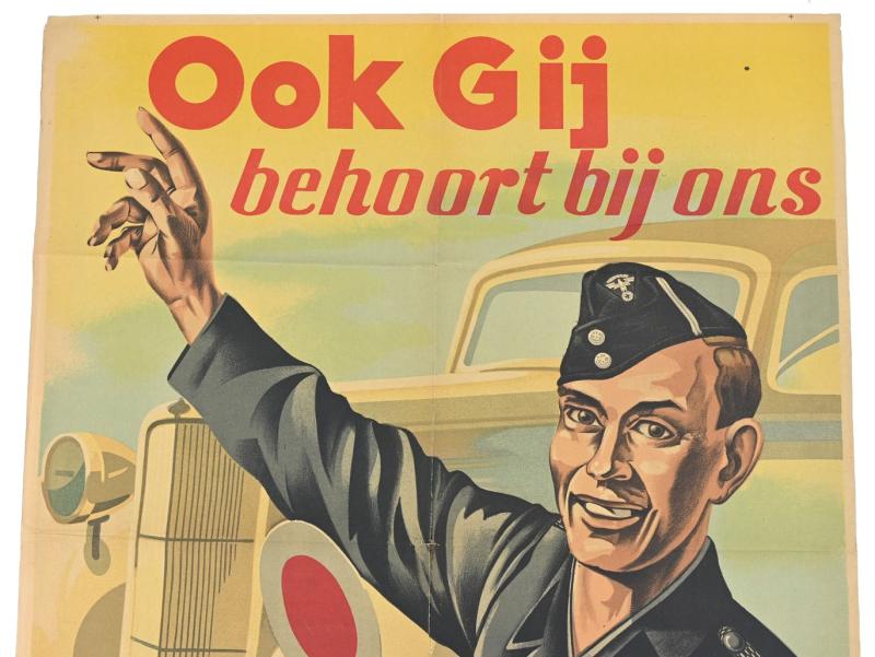 Dutch NSKK Poster 'Ook Gij behoort bij ons'