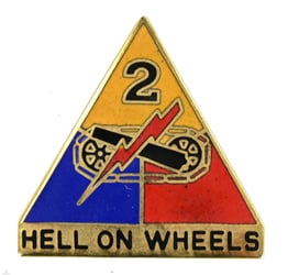 US 2nd Armoured Division Crest